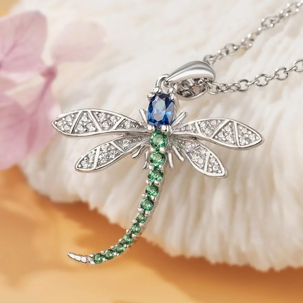 Dragonfly Pendant Necklace - Picture 2 of 4